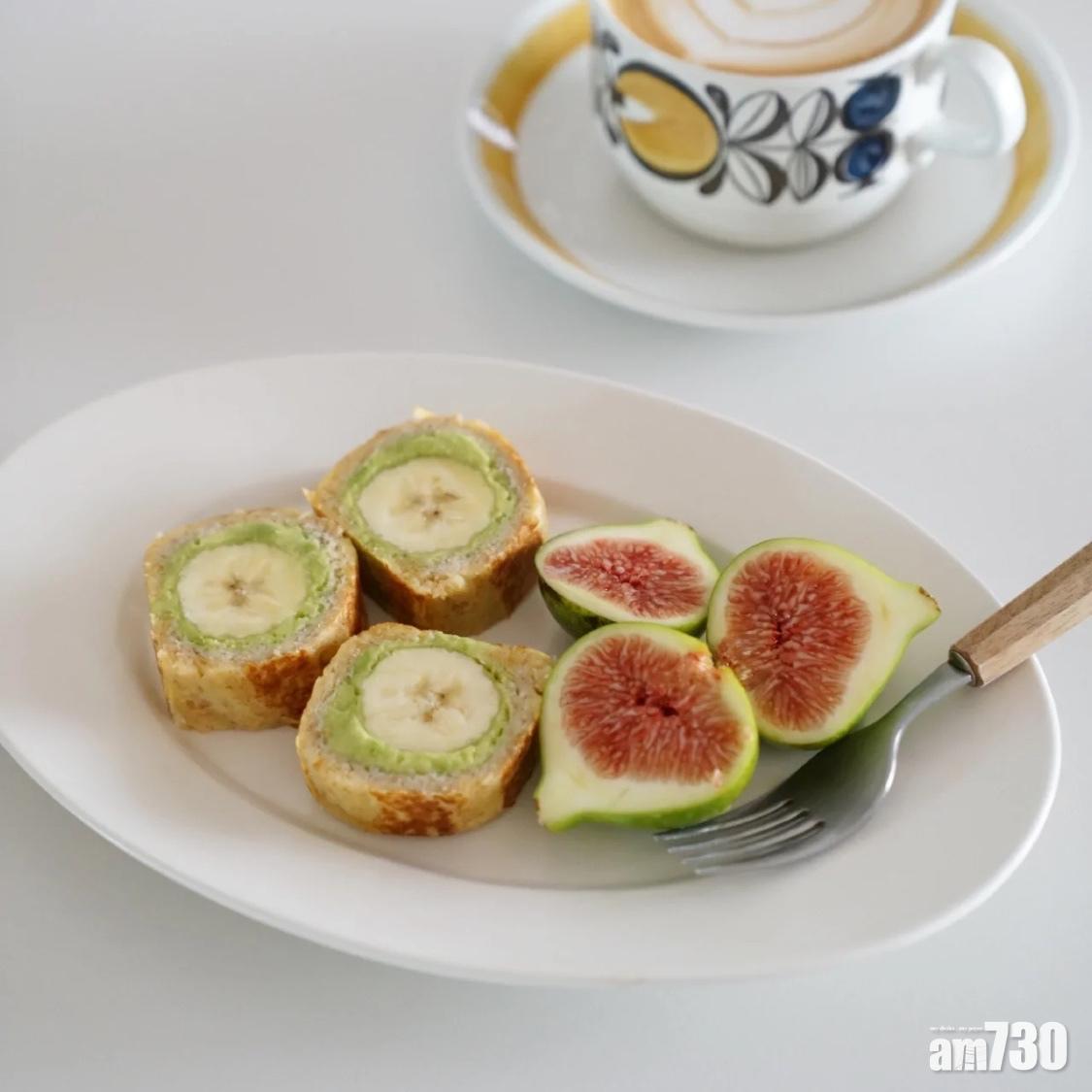 早餐食譜|香蕉牛油果卷一口一個,絕對會吃過不停!