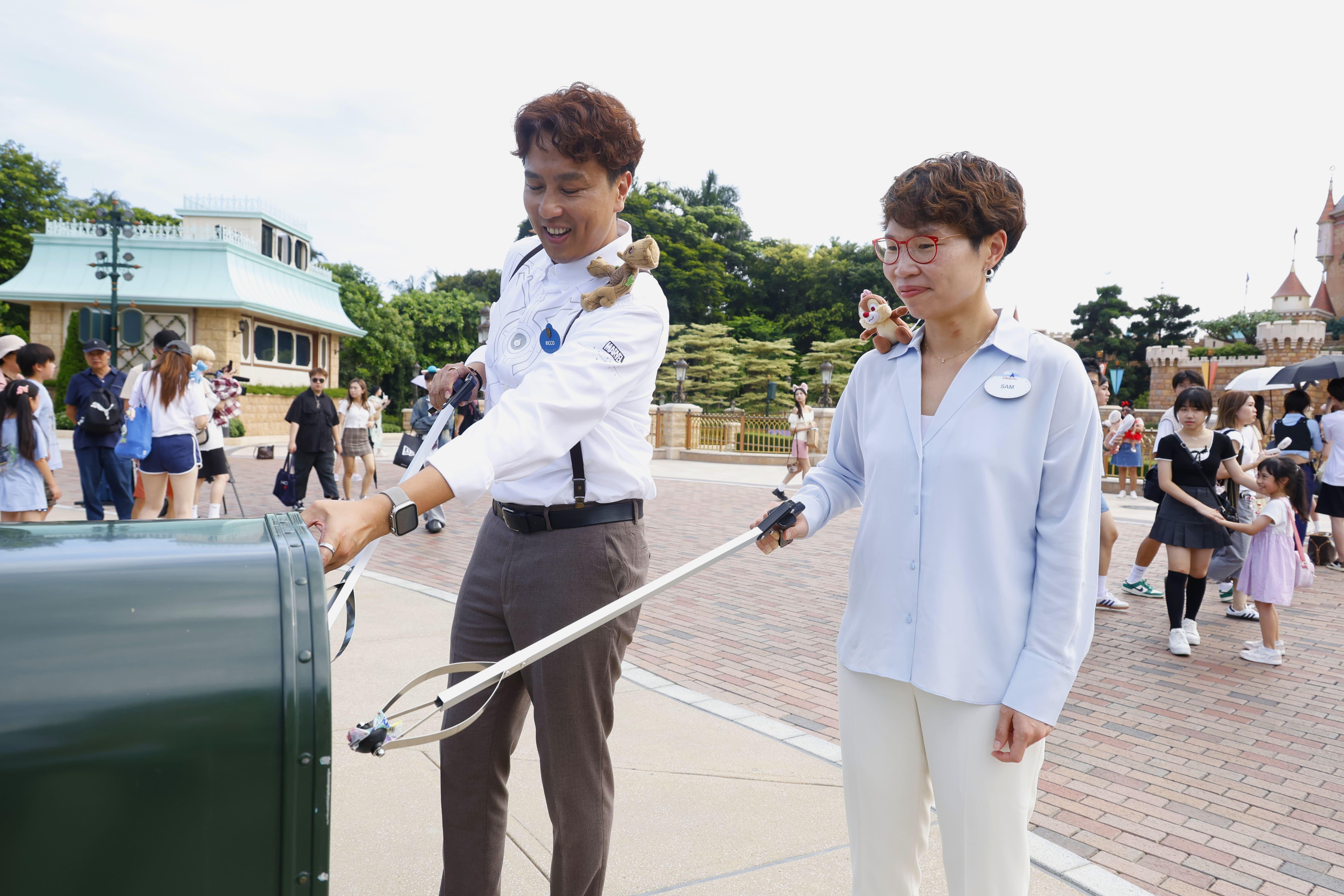 香港迪士尼樂園度假區市務總監陳佩珊認為,香港迪士尼的好客之道,加上獨有體驗令旅客樂而忘返。(林俊源攝)