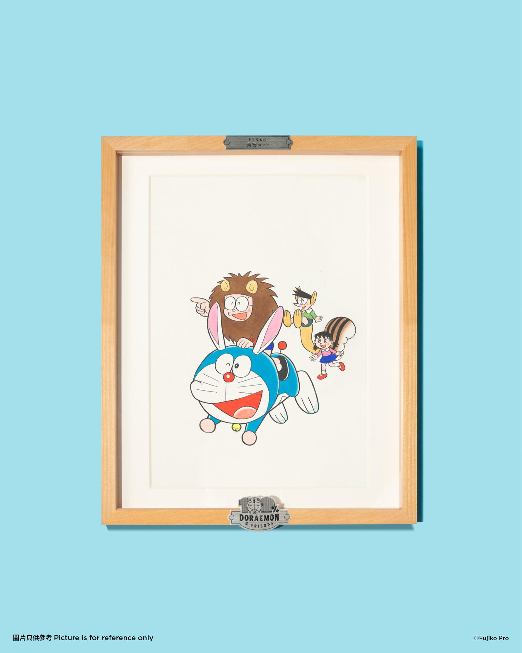 「動物套裝」紀念掛牆畫作連框 限量300枚 $980