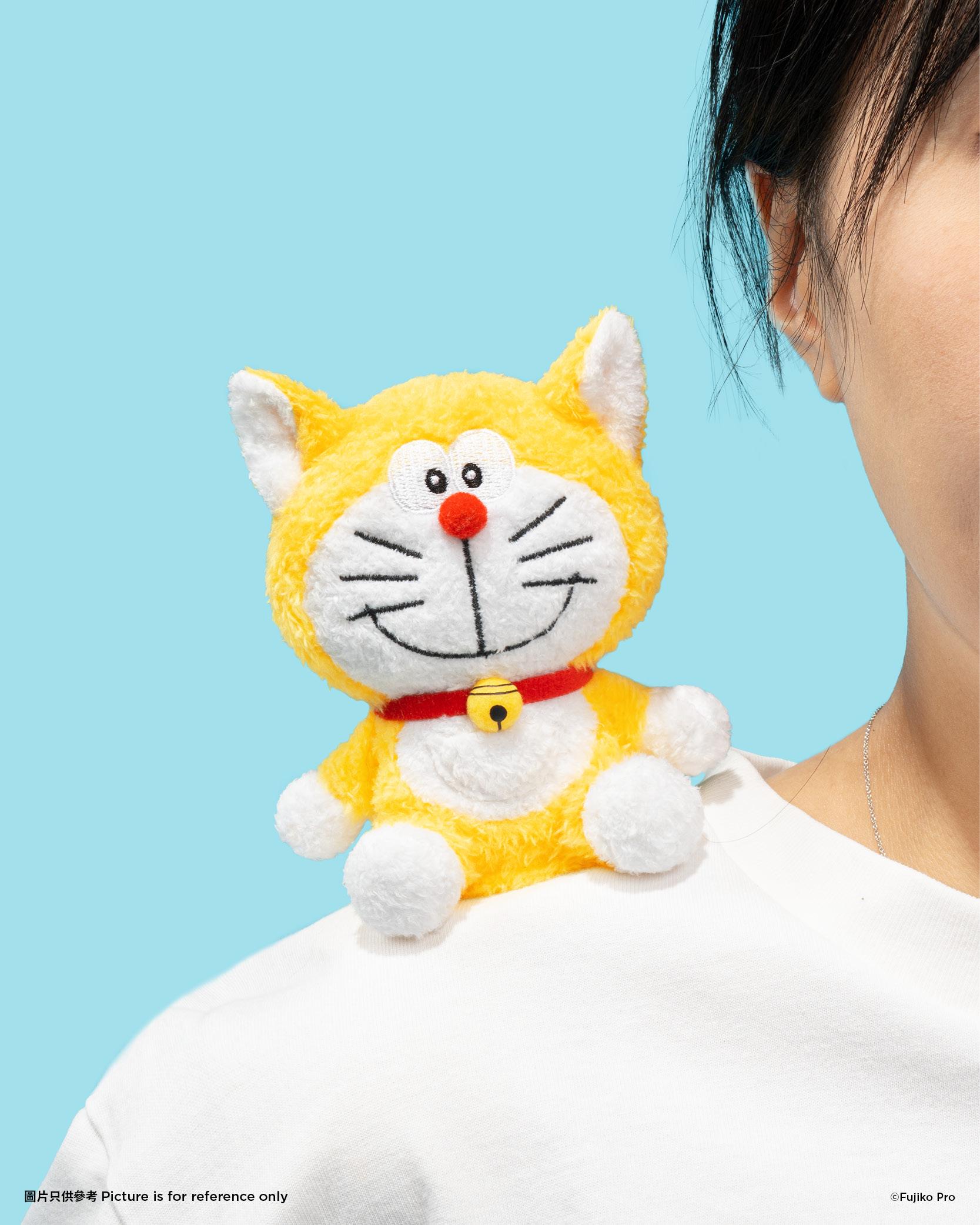 元祖多啦A夢肩膀毛公仔 $180