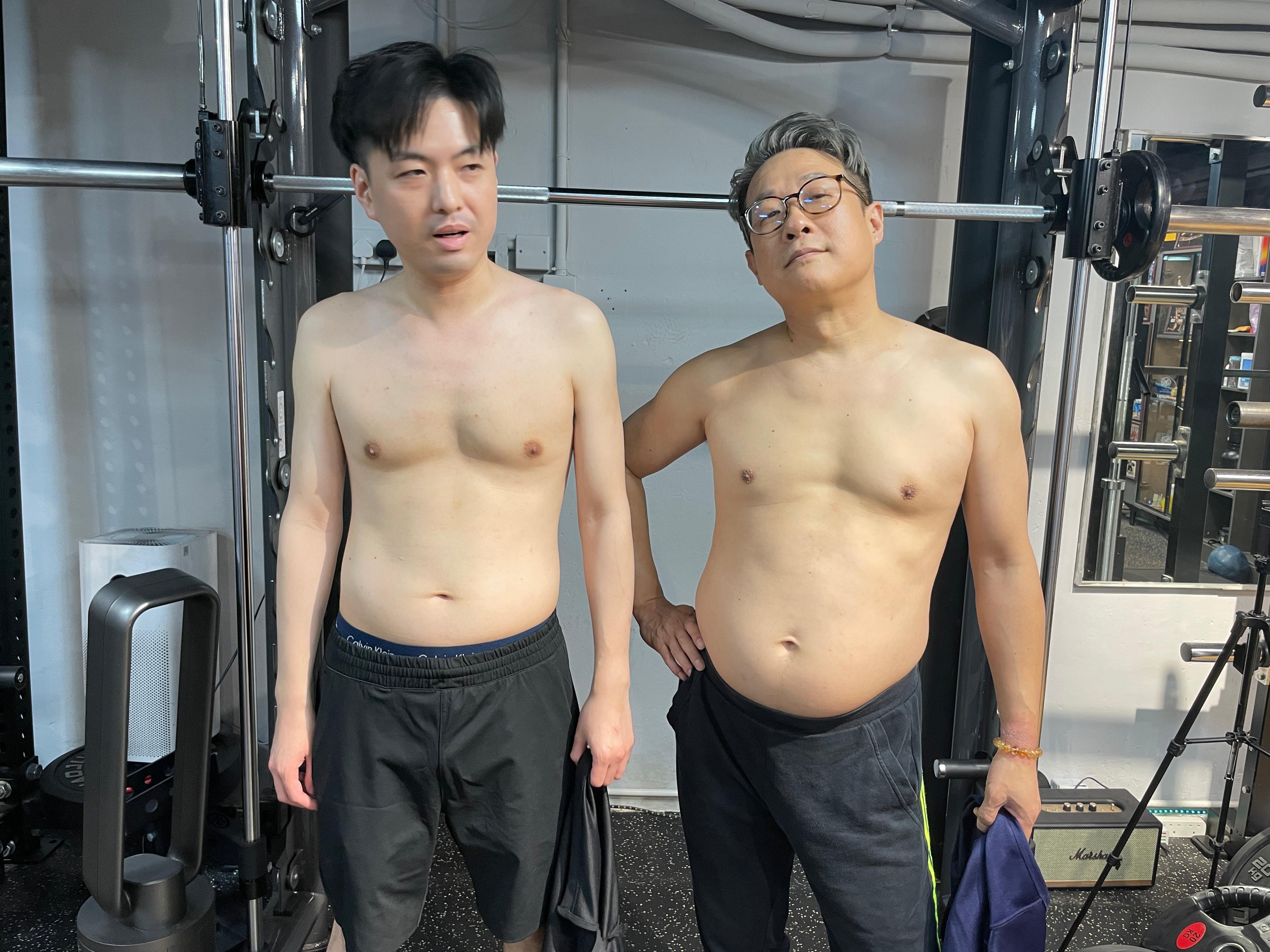 丁文俊、魏嘉信感謝對方陪伴走過這段「一起操肌的日子」。