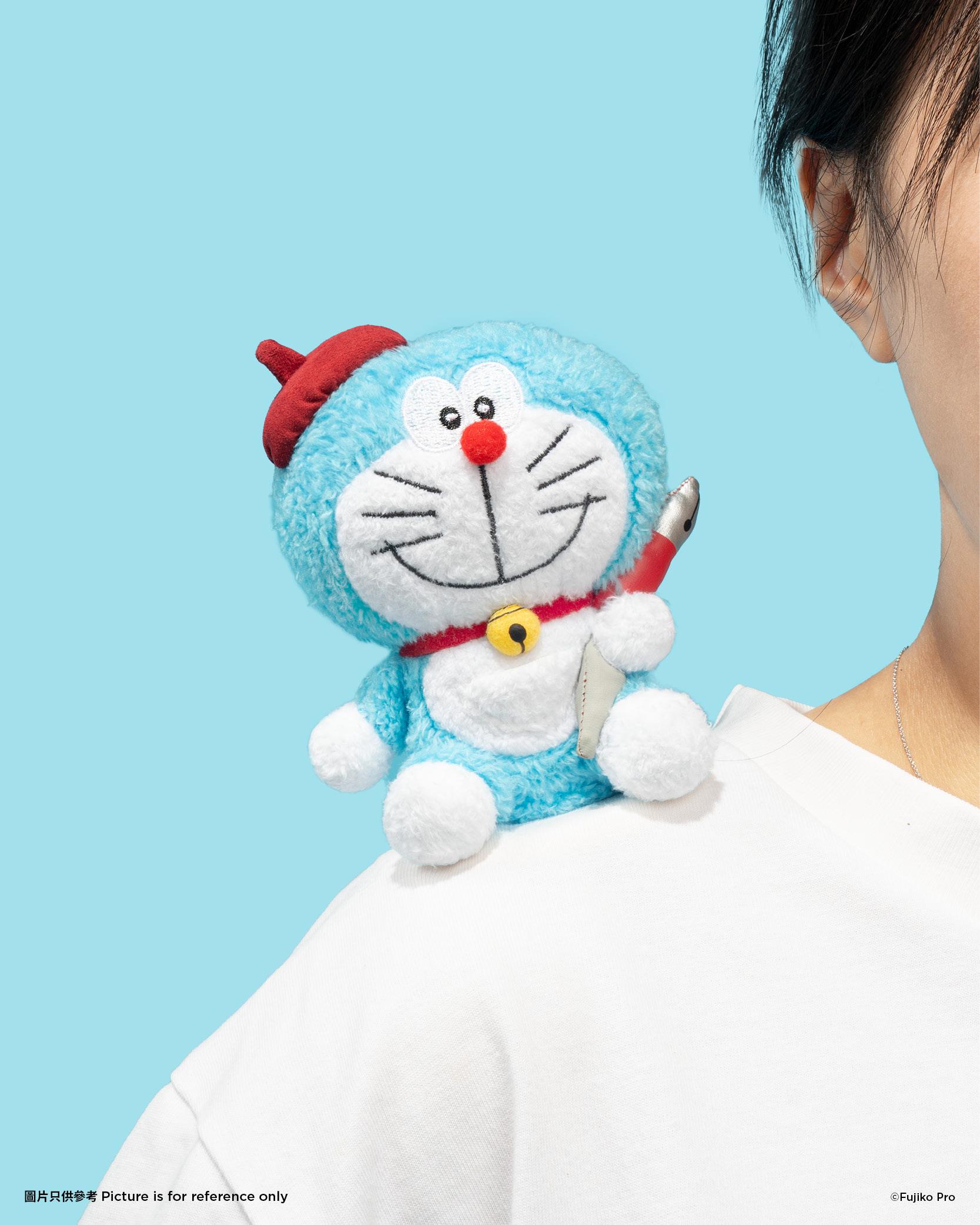 畫家造型肩膀毛公仔 $180