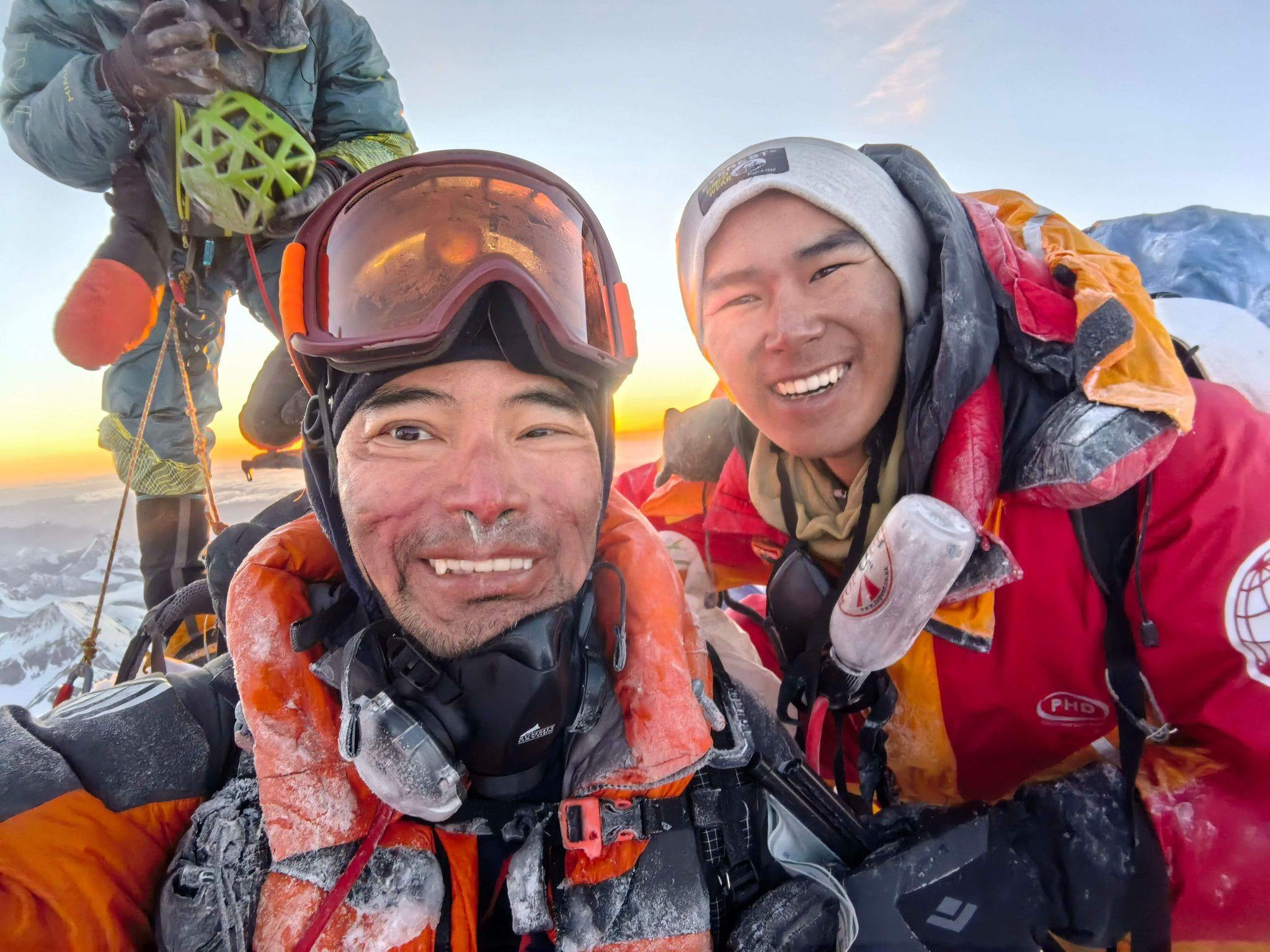 陳國健今年5月成功登頂。(「香港警察」FB)