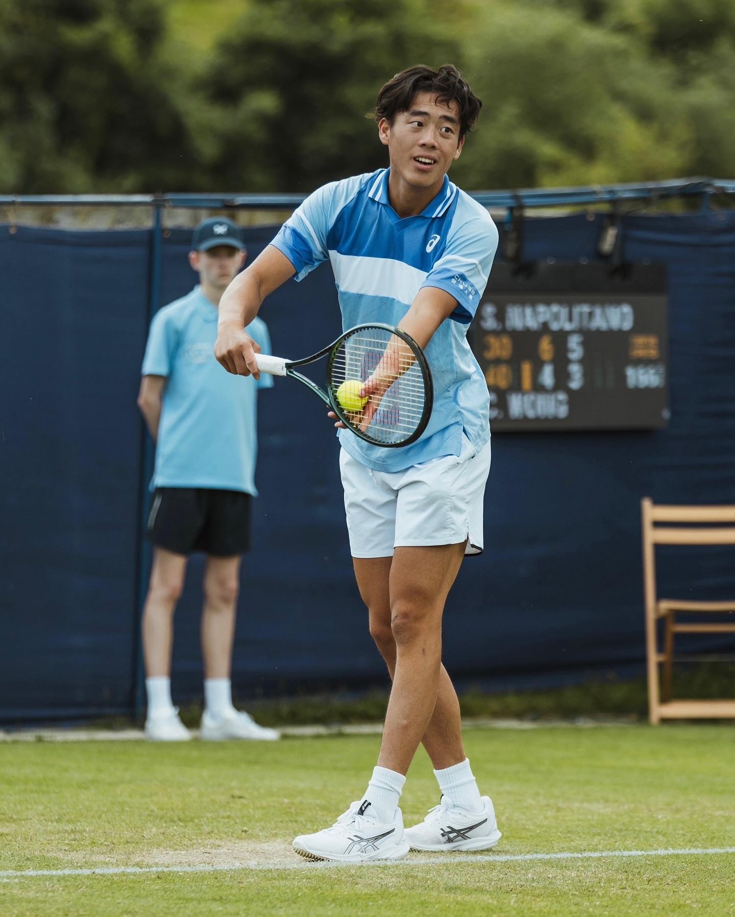 港將黃澤林出戰溫布頓外圍賽。(黃澤林fb)