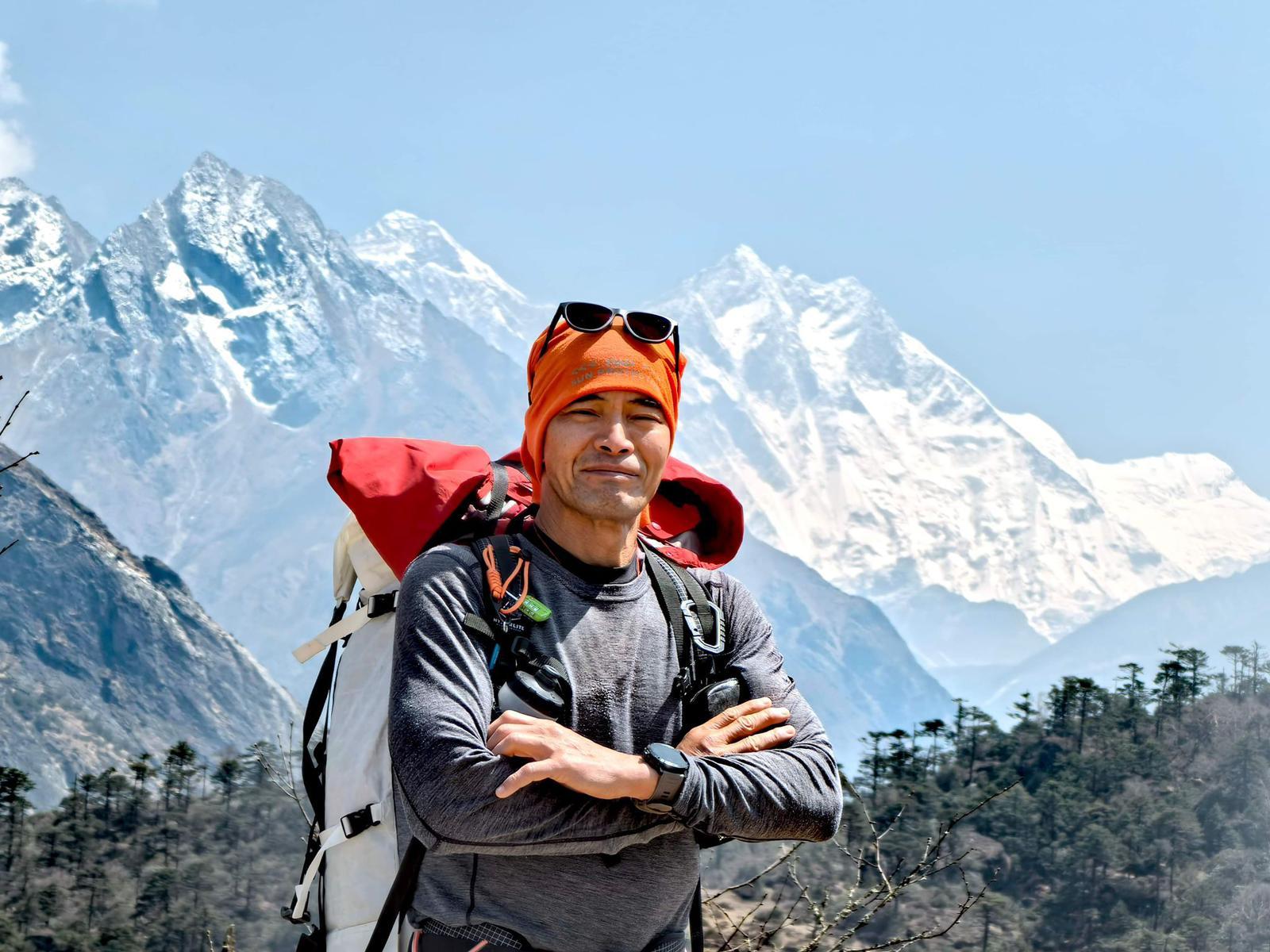 陳國健今年5月成功登頂。(「香港警察」FB)