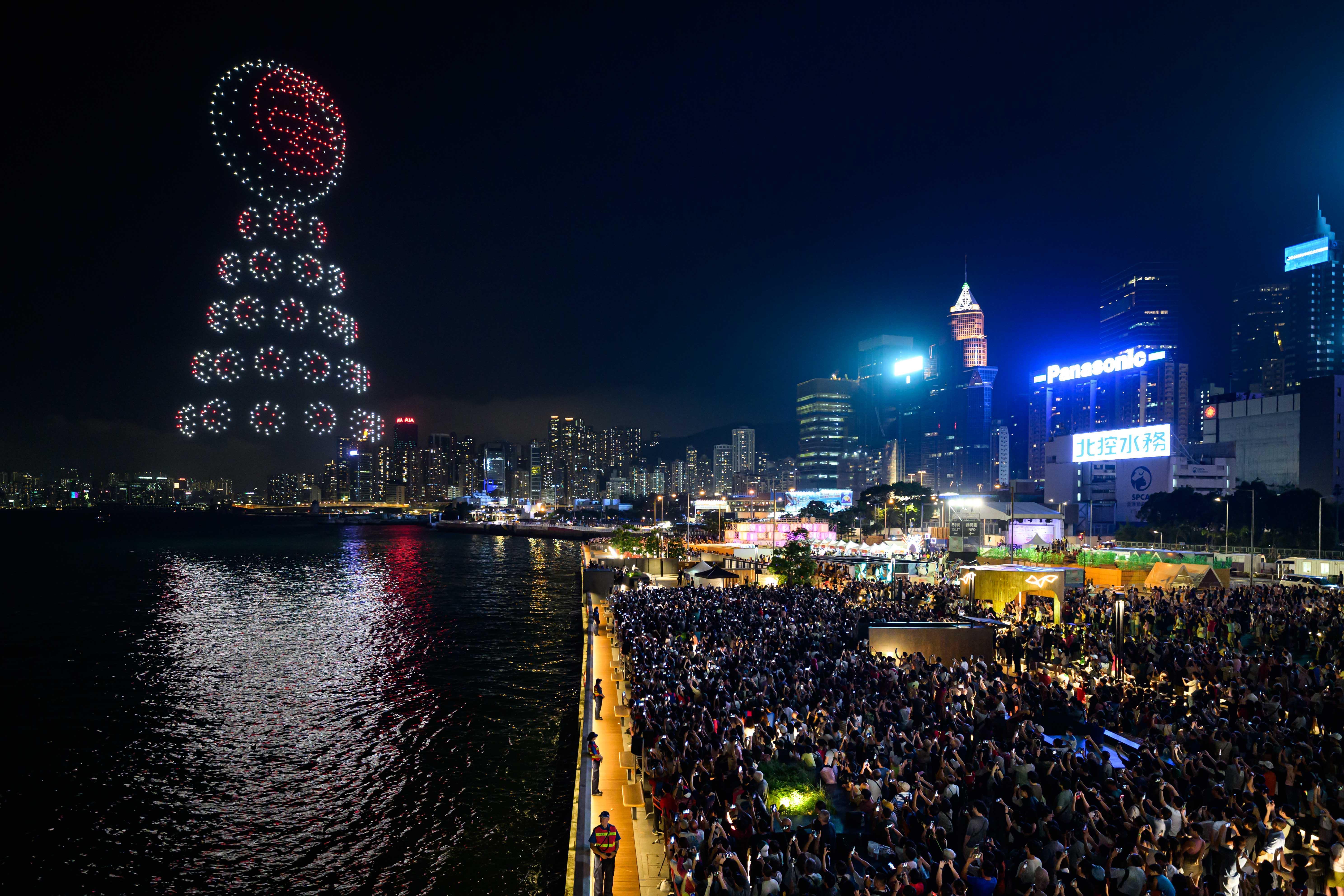 端午節無人機表演今晚舉行 旅發局送雪糕 (旅發局圖片)