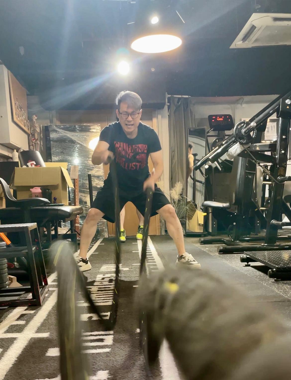 丁文俊、魏嘉信感謝對方陪伴走過這段「一起操肌的日子」。