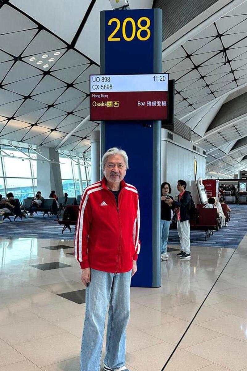 曾俊華最近同屋企人去完日本旅遊。(曾俊華FB)