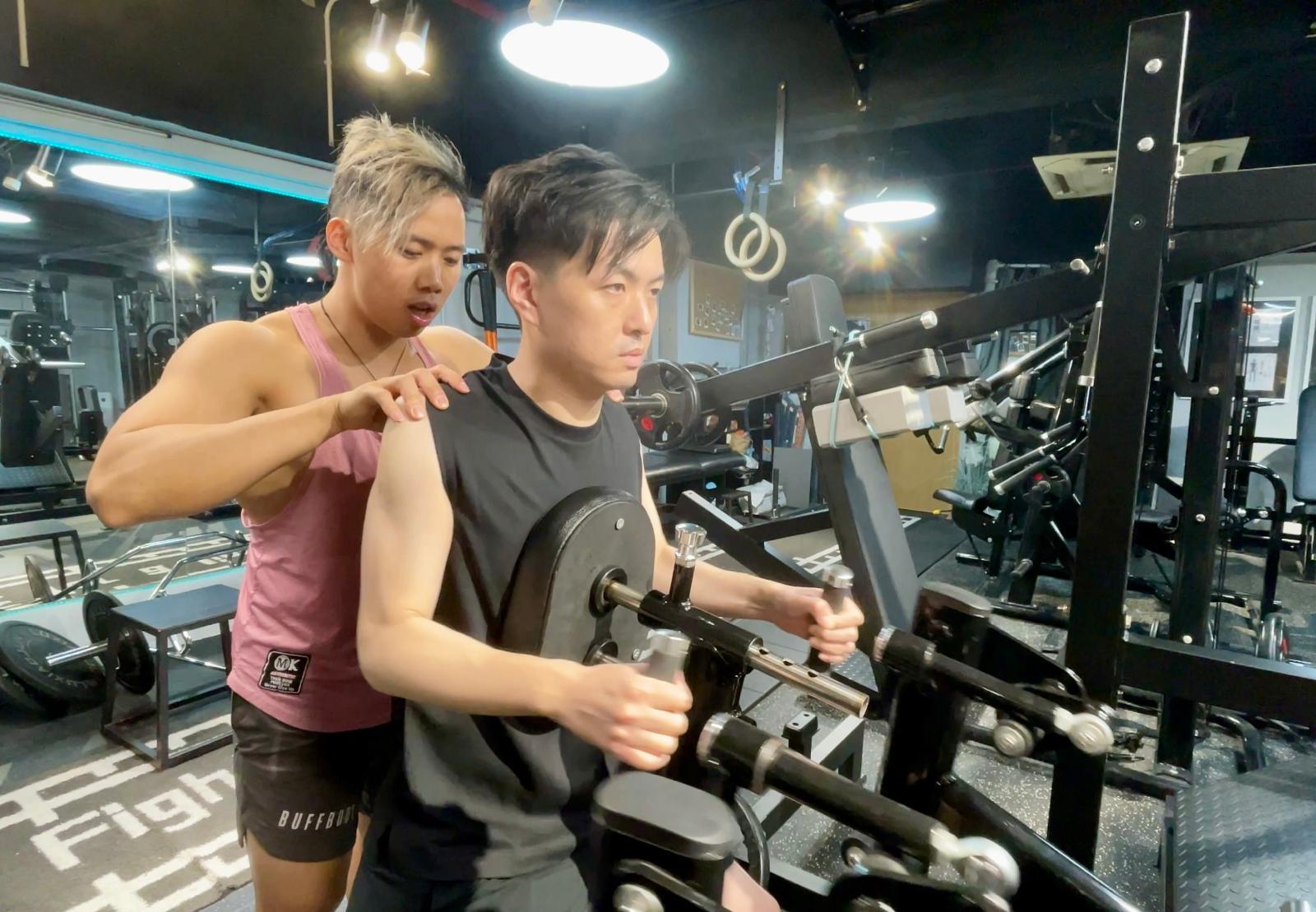 丁文俊、魏嘉信感謝對方陪伴走過這段「一起操肌的日子」。