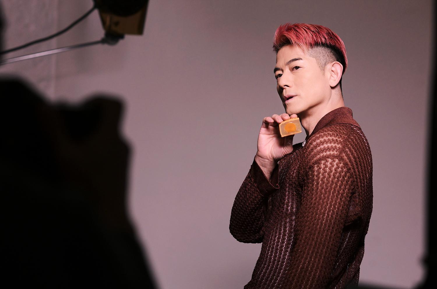 郭富城為美心月餅拍攝全新一輯平面廣告系列。