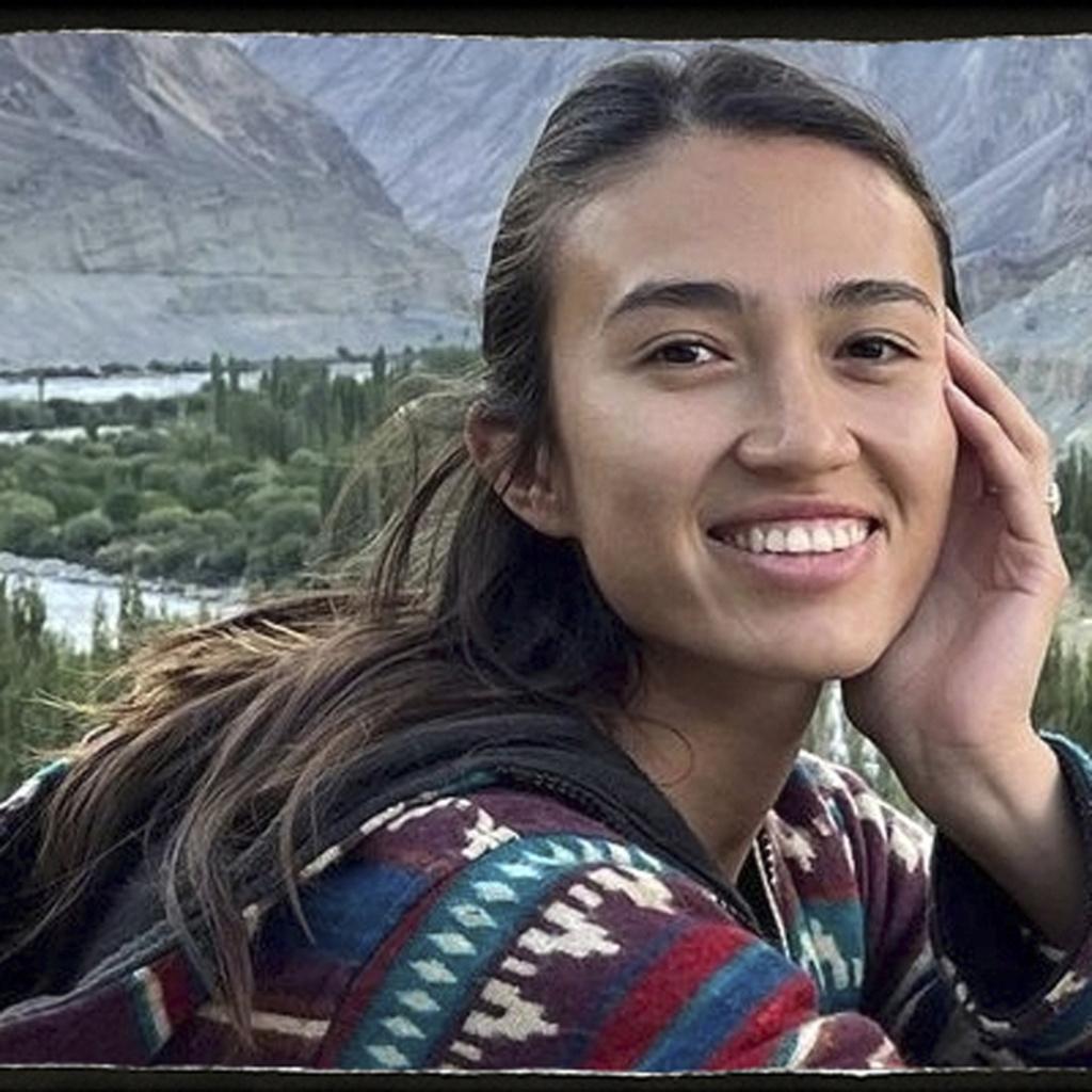 有中國血統的獲救以色列人質Noa Ar gamani。(美聯社)