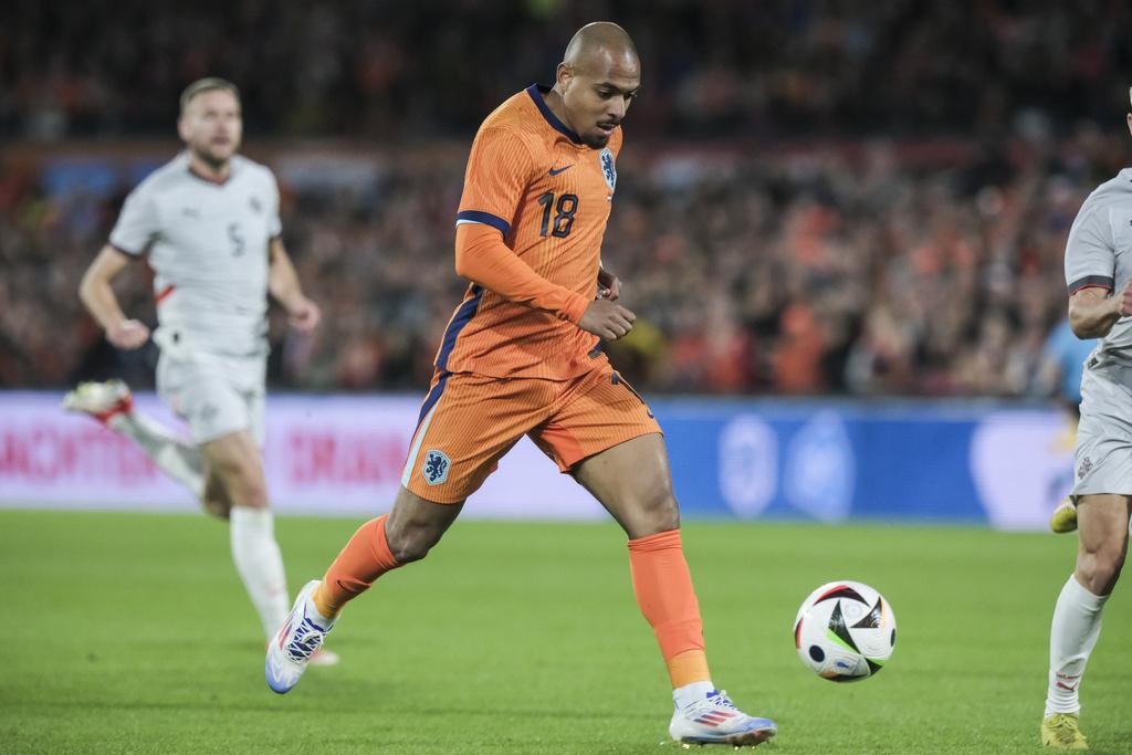 荷蘭熱身賽大勝冰島4:0。(美聯社)