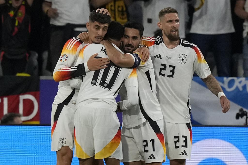 上半場德國清風送爽,領先三球。(美聯社)