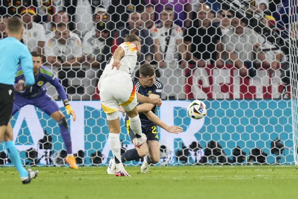 德國下半場表現清風送爽,大勝蘇格蘭5:1。(美聯社)