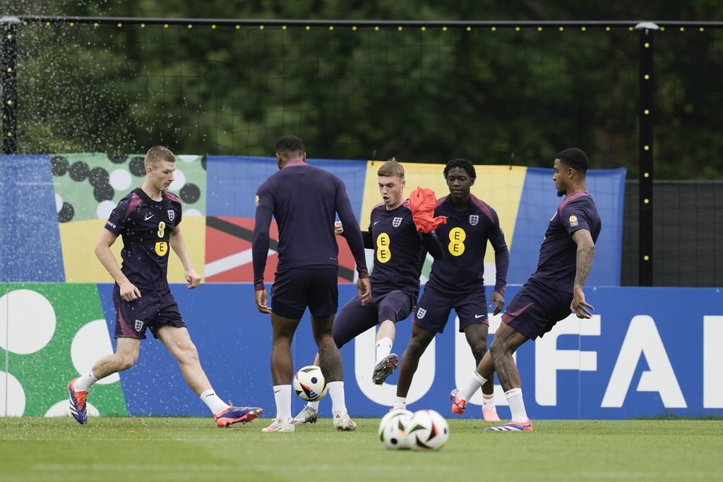 英格蘭在歐國盃備戰。(美聯社)