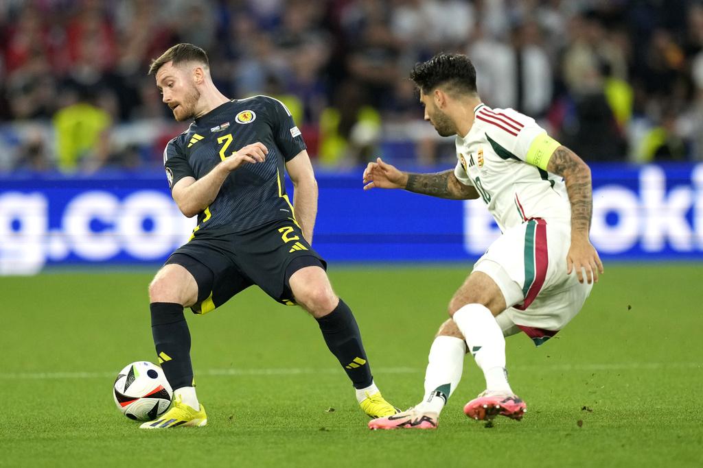 蘇格蘭半場零射門。(美聯社)