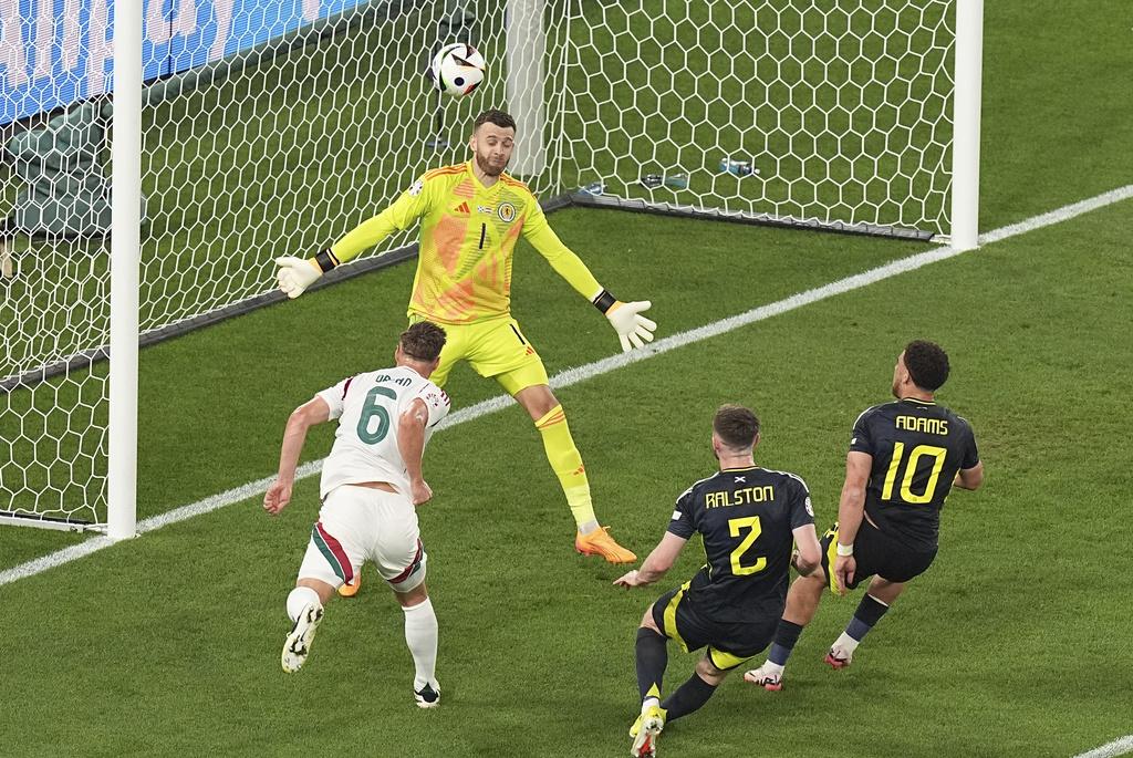 蘇格蘭半場零射門。(美聯社)