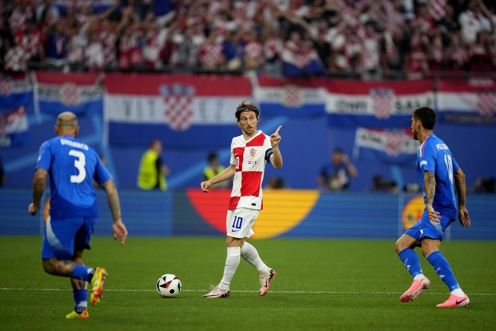 莫迪歷繼續鎮守克羅地亞中場。(美聯社)