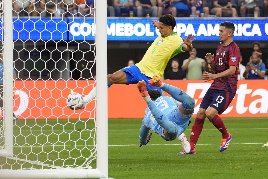 馬昆賀斯的入球被判「詐糊」。(美聯社)