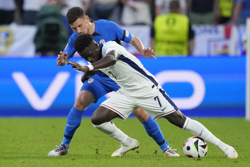 英格蘭繼續保守 上半場僅能悶和斯洛文尼亞。(美聯社)