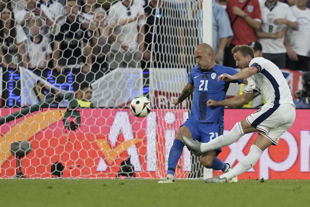 英格蘭繼續保守 上半場僅能悶和斯洛文尼亞。(美聯社)