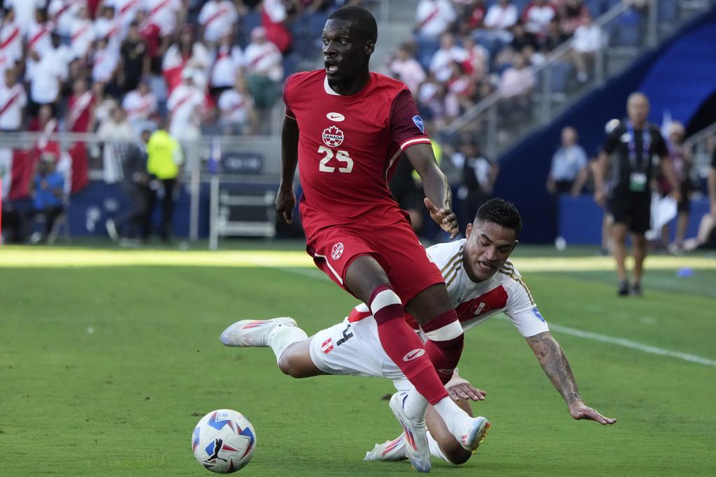 加拿大以1:0擊敗秘魯。(美聯社)