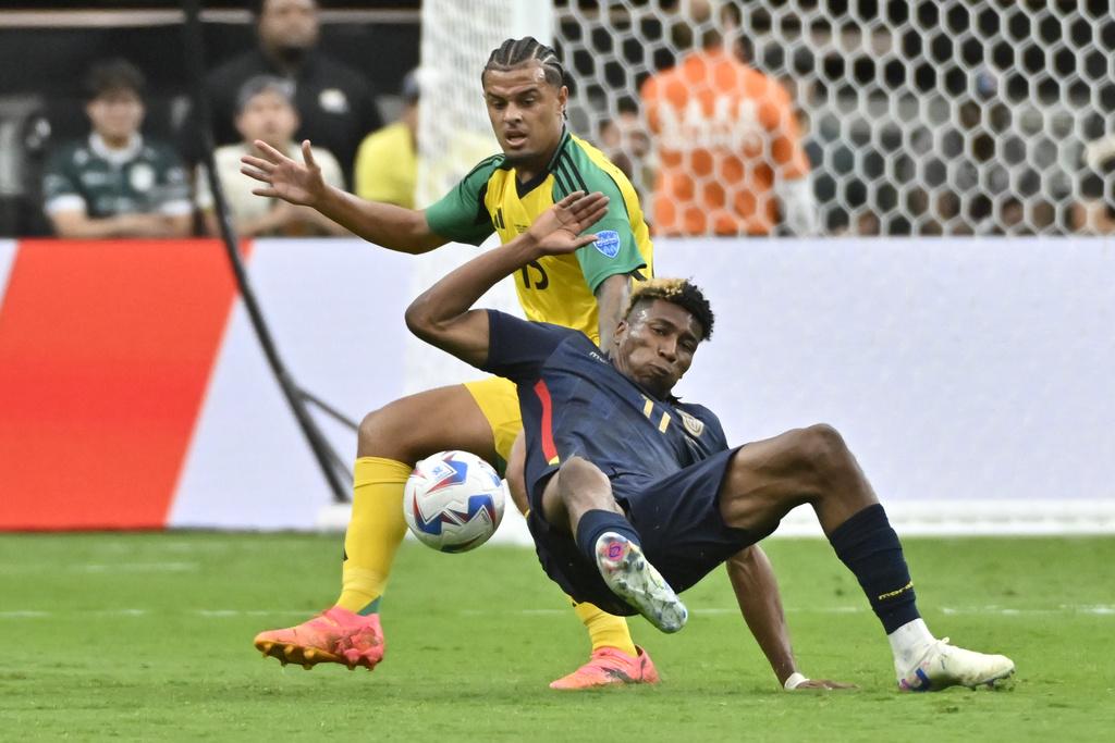 厄瓜多爾3:1擊敗牙買加。(美聯社)