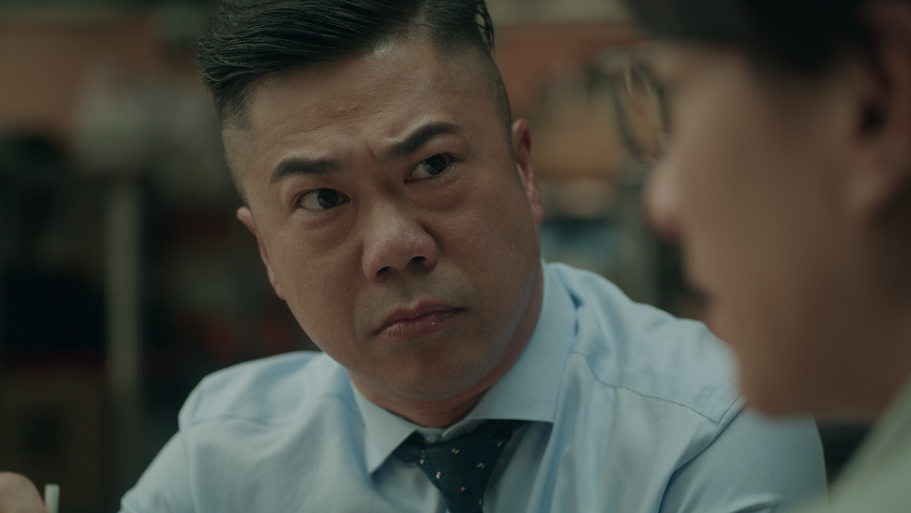 黎萬宏在《無人之境》演周國賢老友。