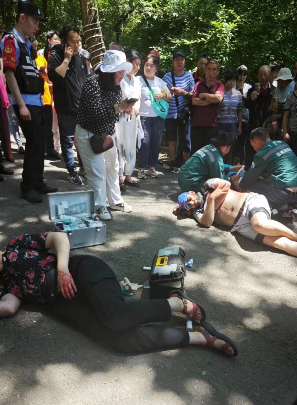 吉林4名美國教師遭刺傷,未知犯案動機。(X)