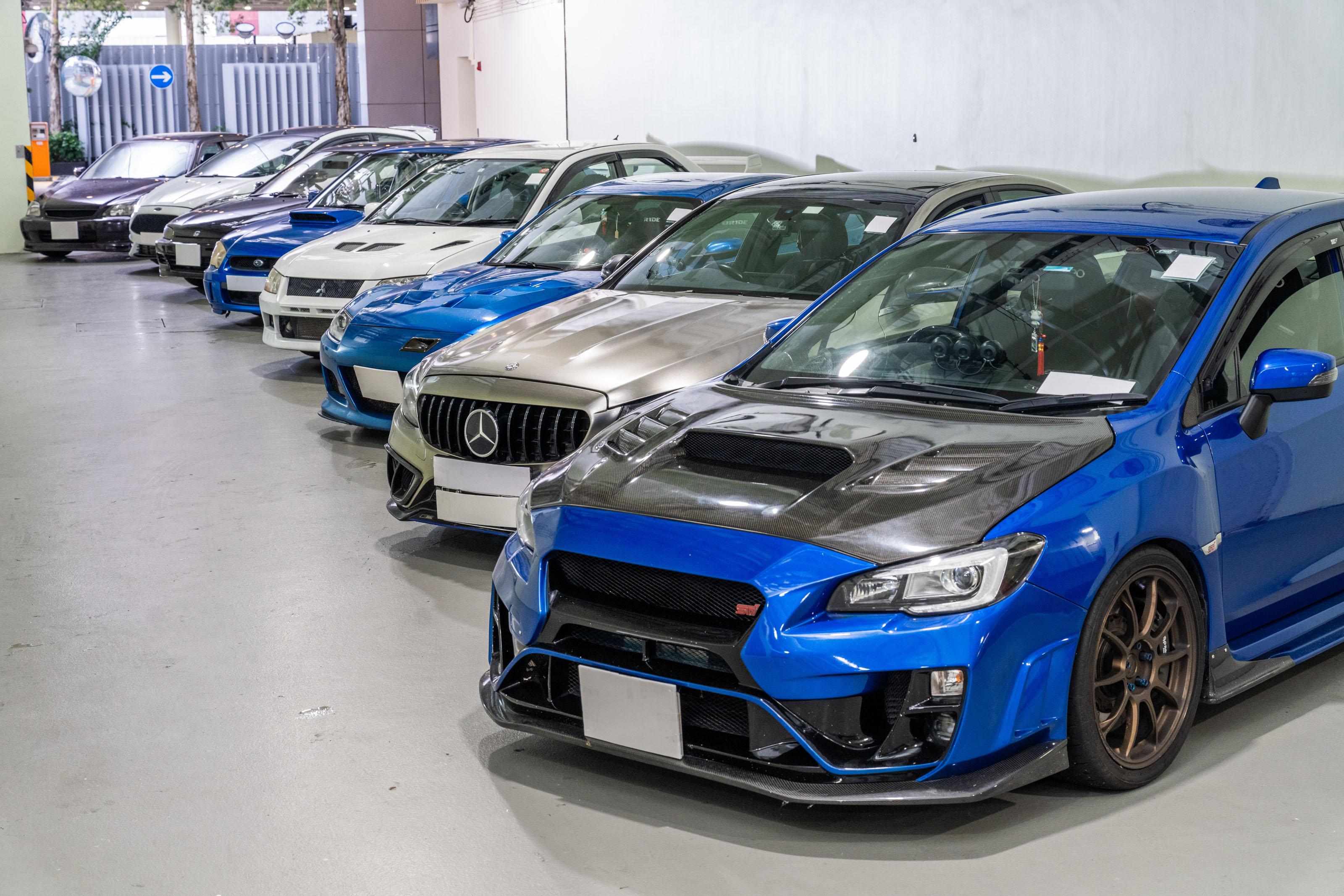 廉署扣查10輛涉案私家車,覆檢全部不達標。(廉署提供)