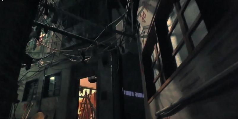 電影《追龍》中暗點又雜亂無章的九龍寨城窄巷。(網上截圖)