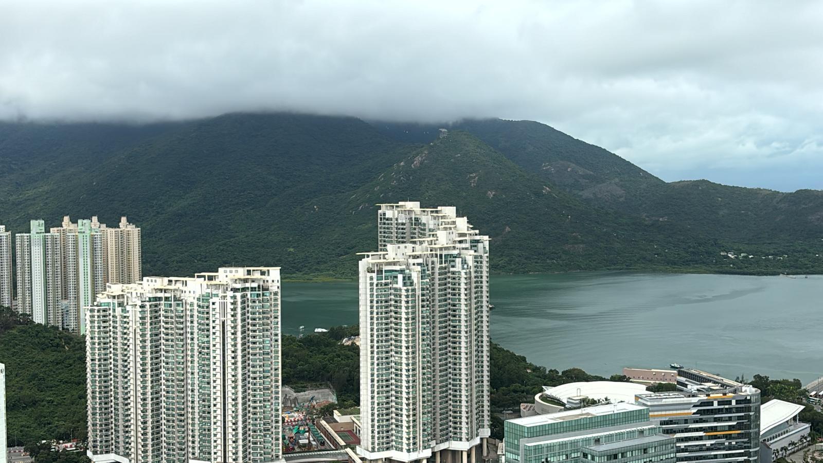 單位享連綿山巒及海景,視野非常開揚。(代理提供)