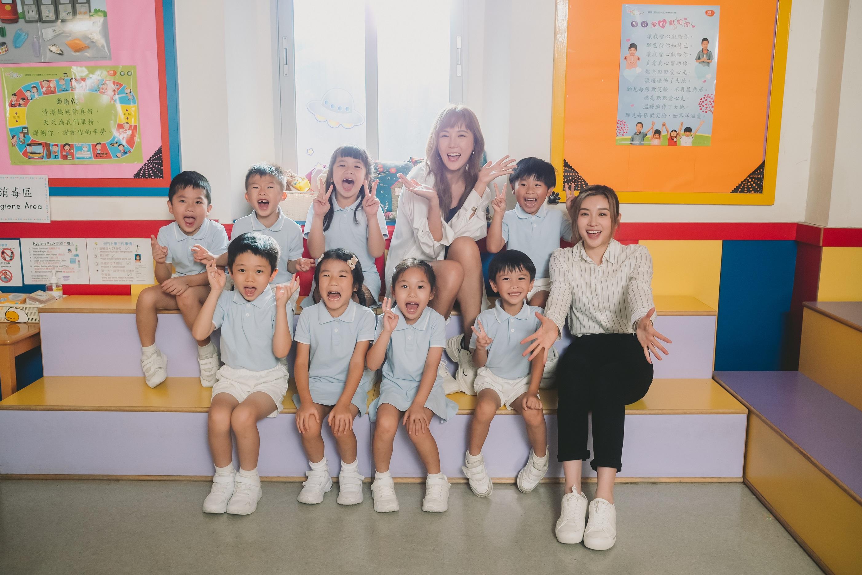 Candy王家晴在劇集《無人之境》演幼稚園老師,跟小朋友有不少對手戲。