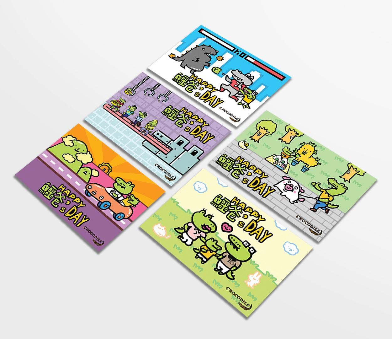 本地插畫家JOHNEE繪畫限定明信片