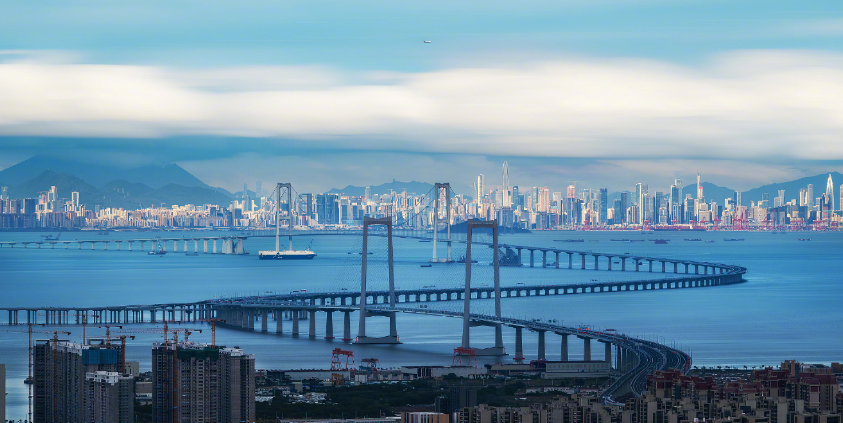 連接深圳及中山的深中通道6月30日正式通車(網上圖片)