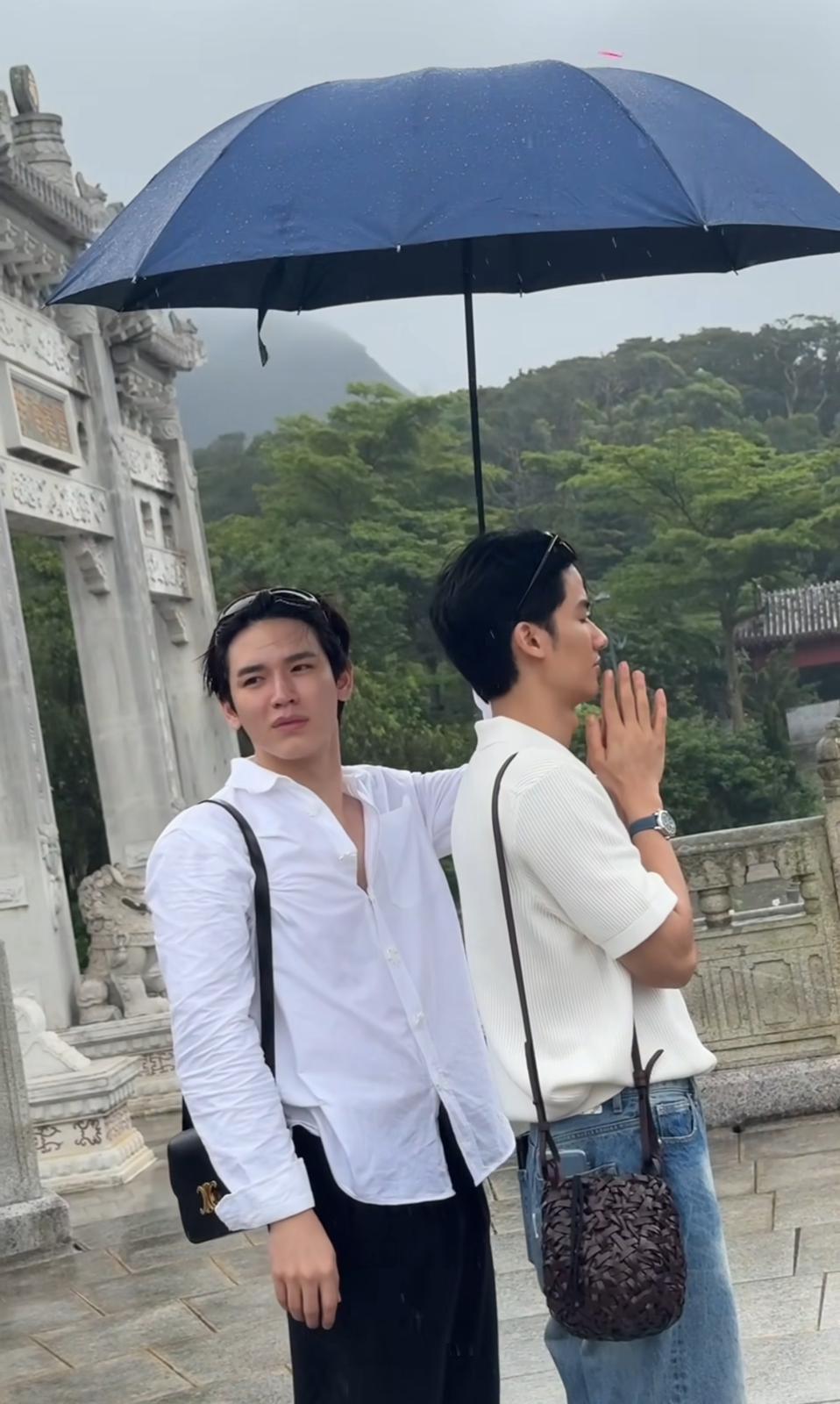 TayNew昨日抵埗已展開充實行程。