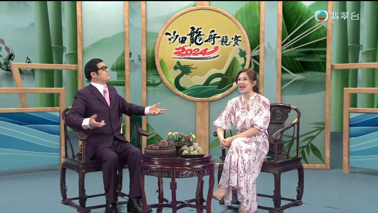 安德尊見到TVB隊今年又未能勝出,非常不滿,麥美恩只好在旁附和。