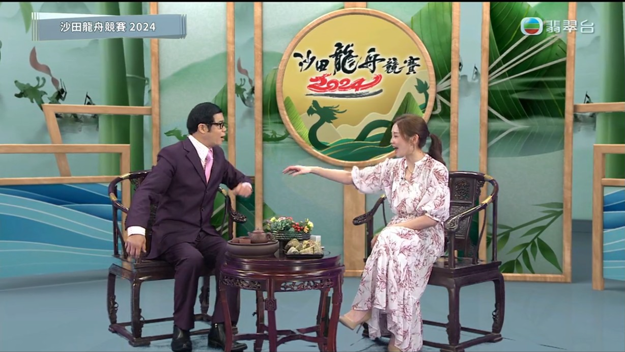 安德尊見到TVB隊今年又未能勝出,非常不滿,麥美恩只好在旁附和。