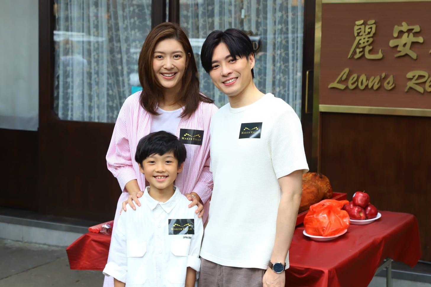 Frankie在《麻甩媽咪》與影后余香凝演夫婦,並育有1子。