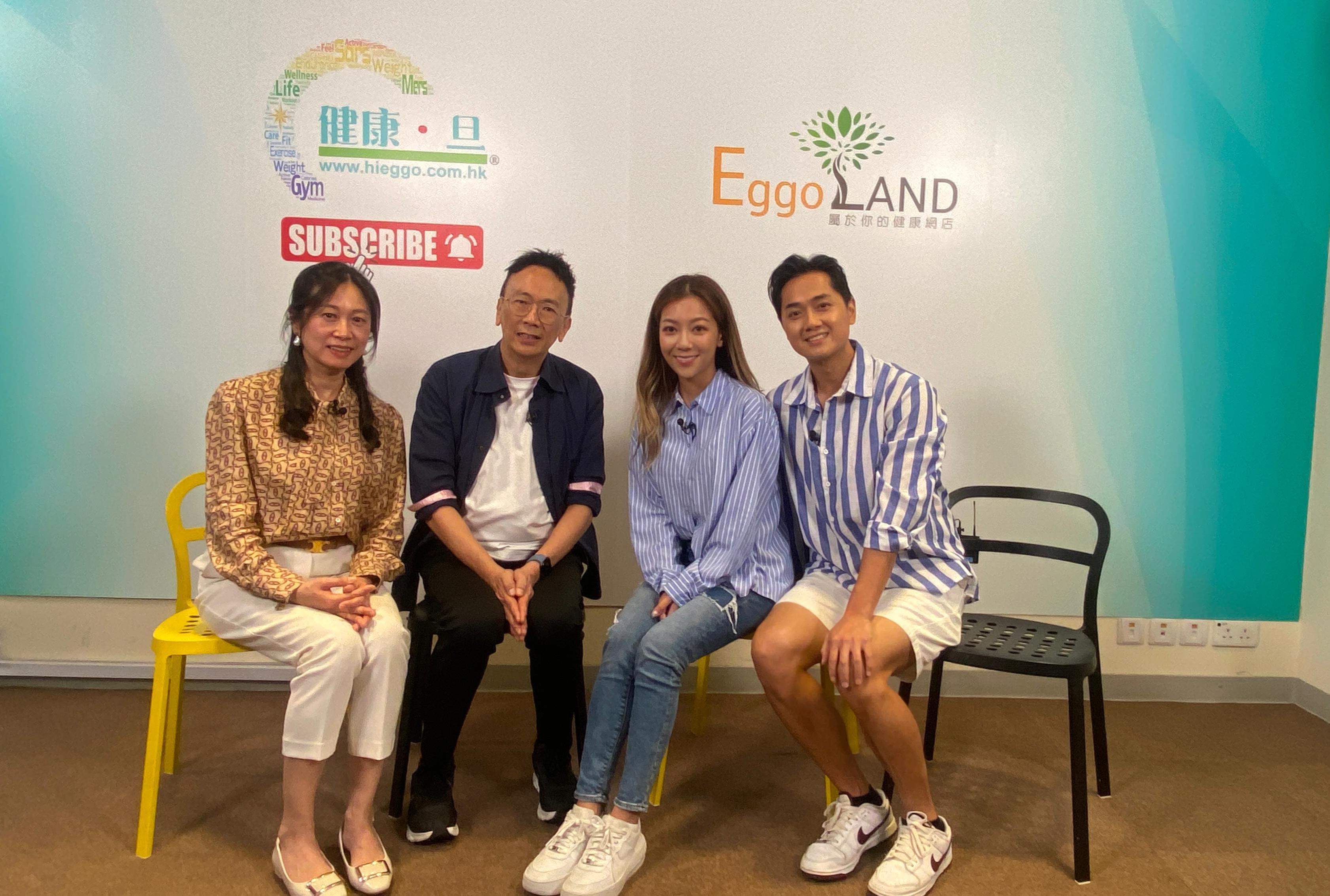 鄭俊弘和何雁詩接受鄭丹瑞訪問,兒童體智及行為發展學專科林蕙芬醫生,分享兒子患天使綜合症的心路。