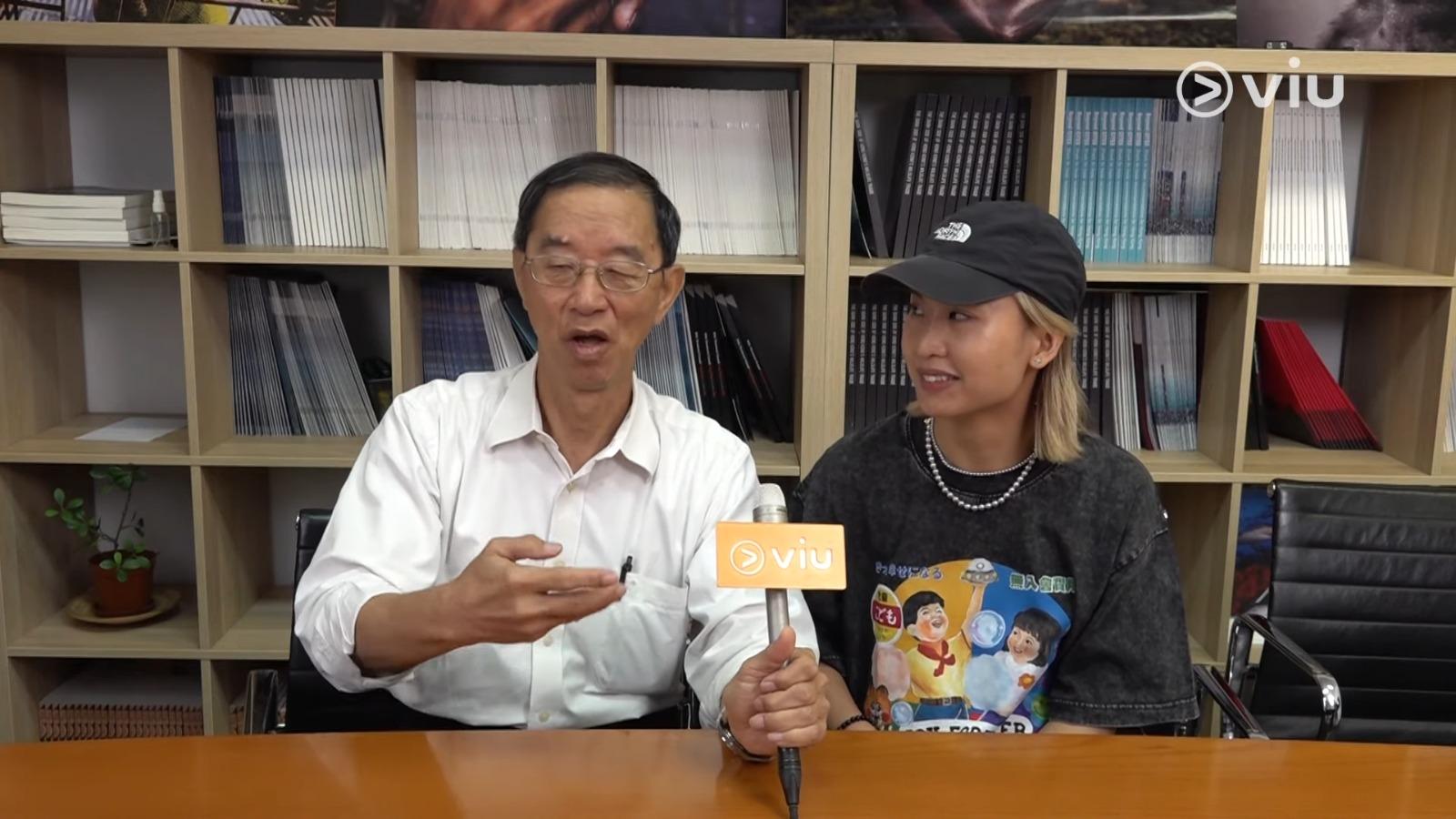 林超英與獨立音樂人Luna Is A Bep將推出首支單曲《超英歌》,為環保出一分力。( Viu1 HK截圖)