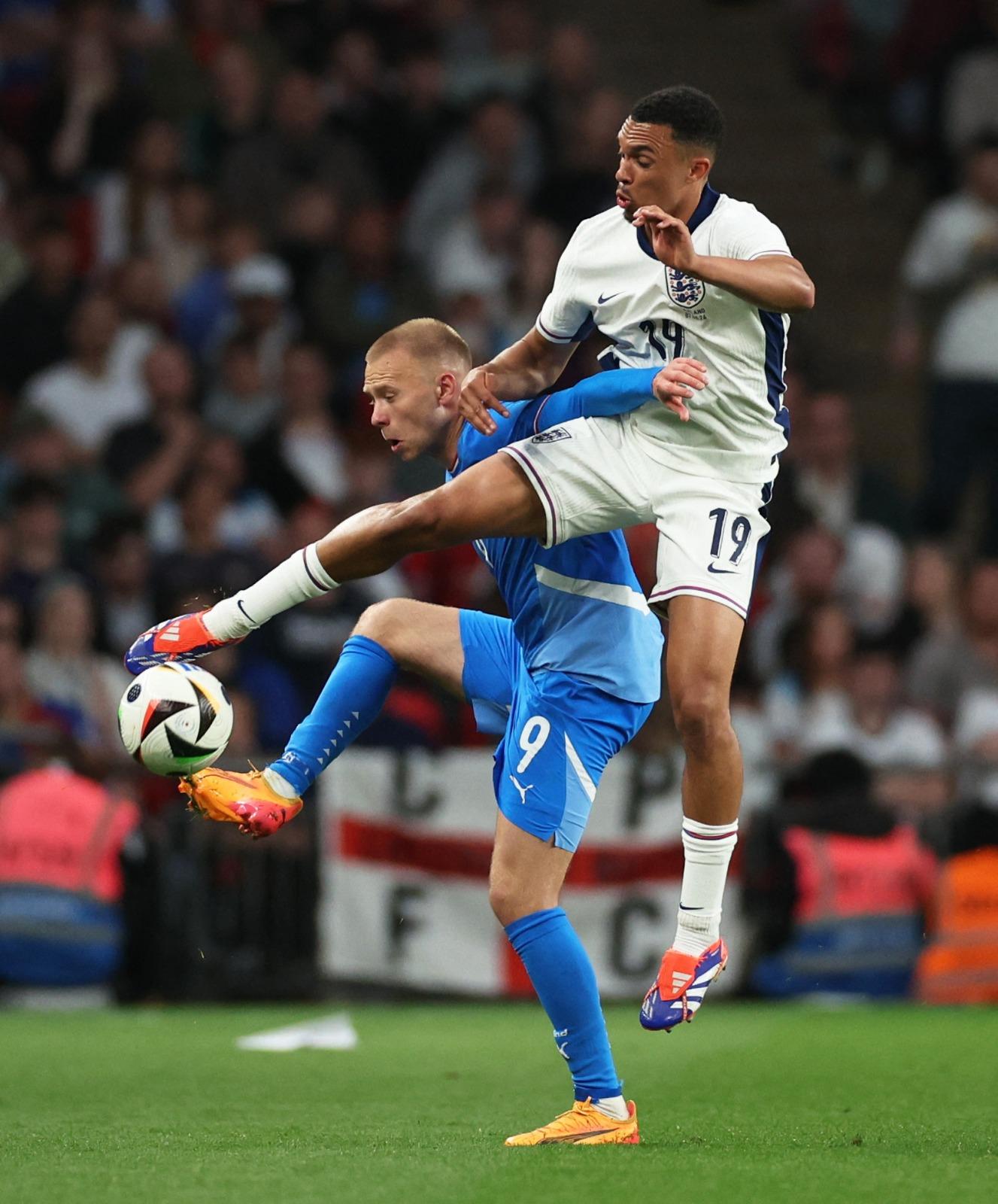 歐洲國家盃熱身賽|英格蘭負冰島。(路透社)