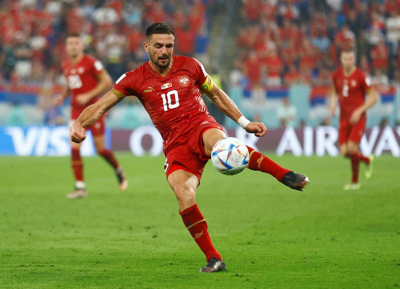 歐洲國家盃|杜辛泰迪治(Dusan Tadic)是塞爾維亞關鍵人物。