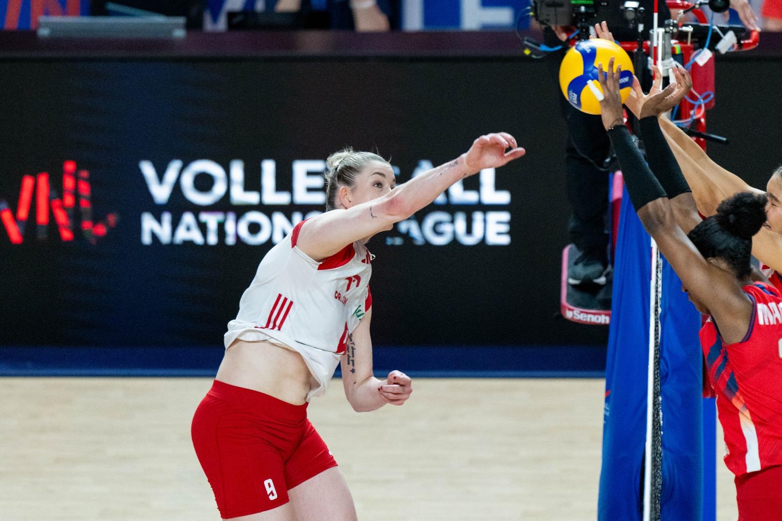 世界女排聯賽香港站|波蘭破多明尼加,史迪絲雅克(Magdalena Stysiak)技驚四座獨取24分。