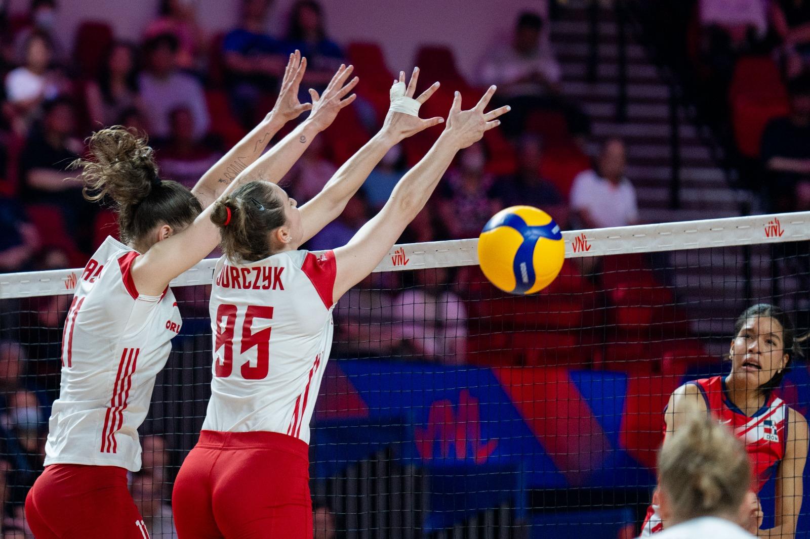 世界女排聯賽香港站|波蘭破多明尼加。