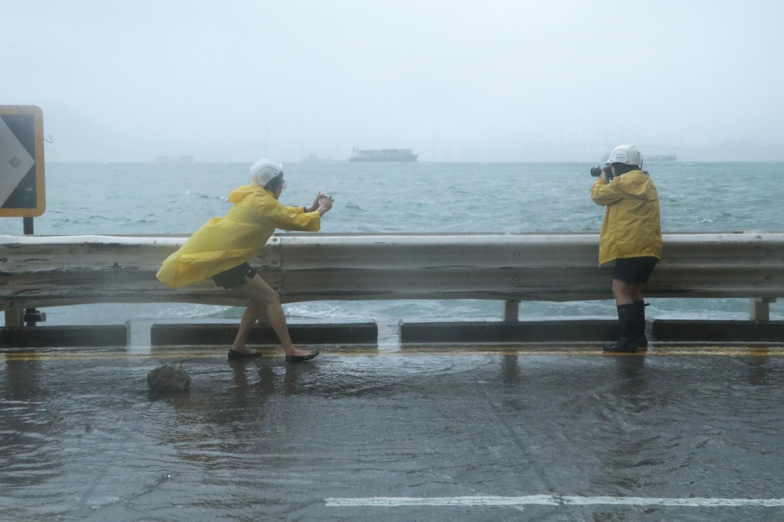 颱風天鴿回顧|十號風球西環堅尼地城