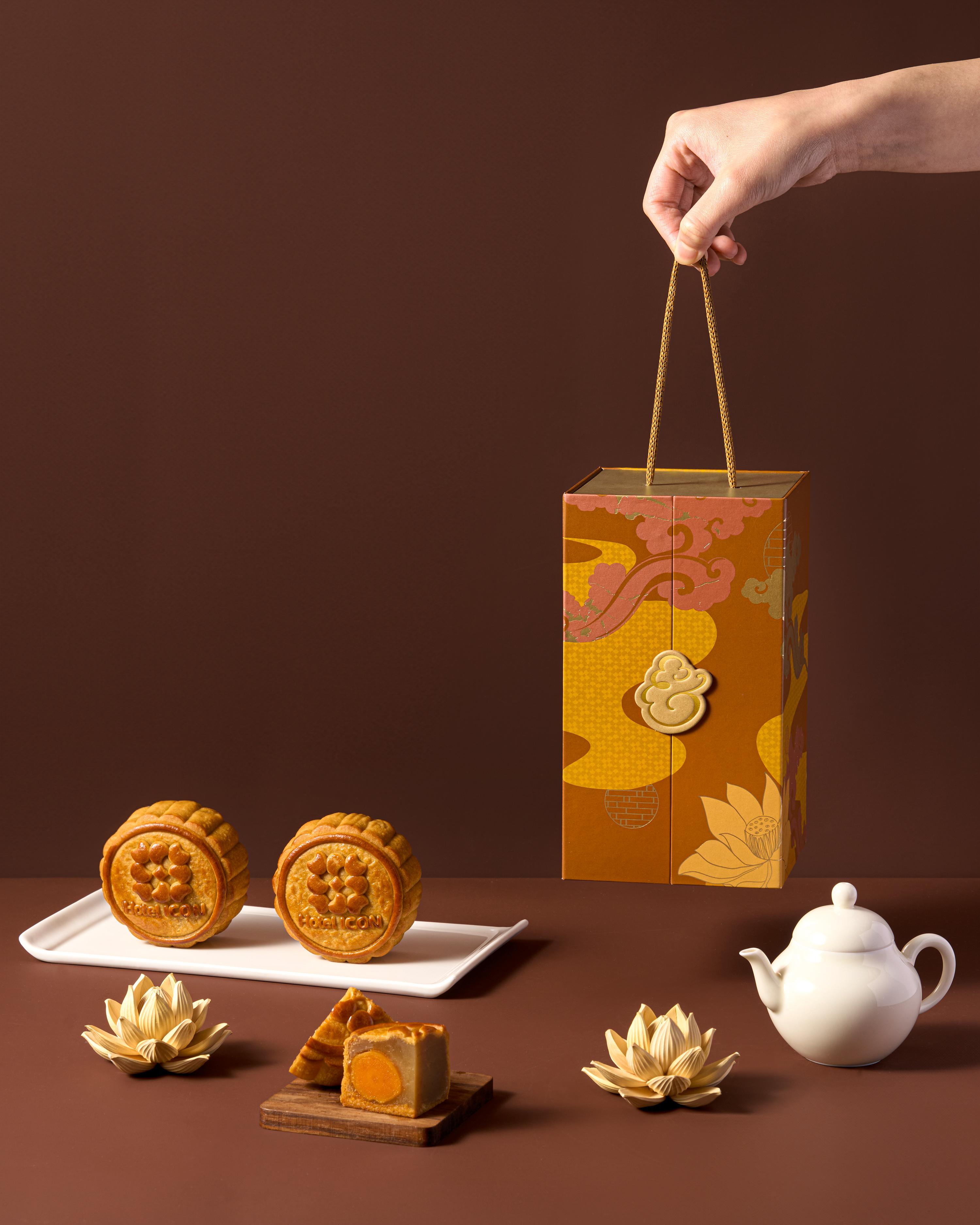 雙黃白蓮蓉月餅禮盒