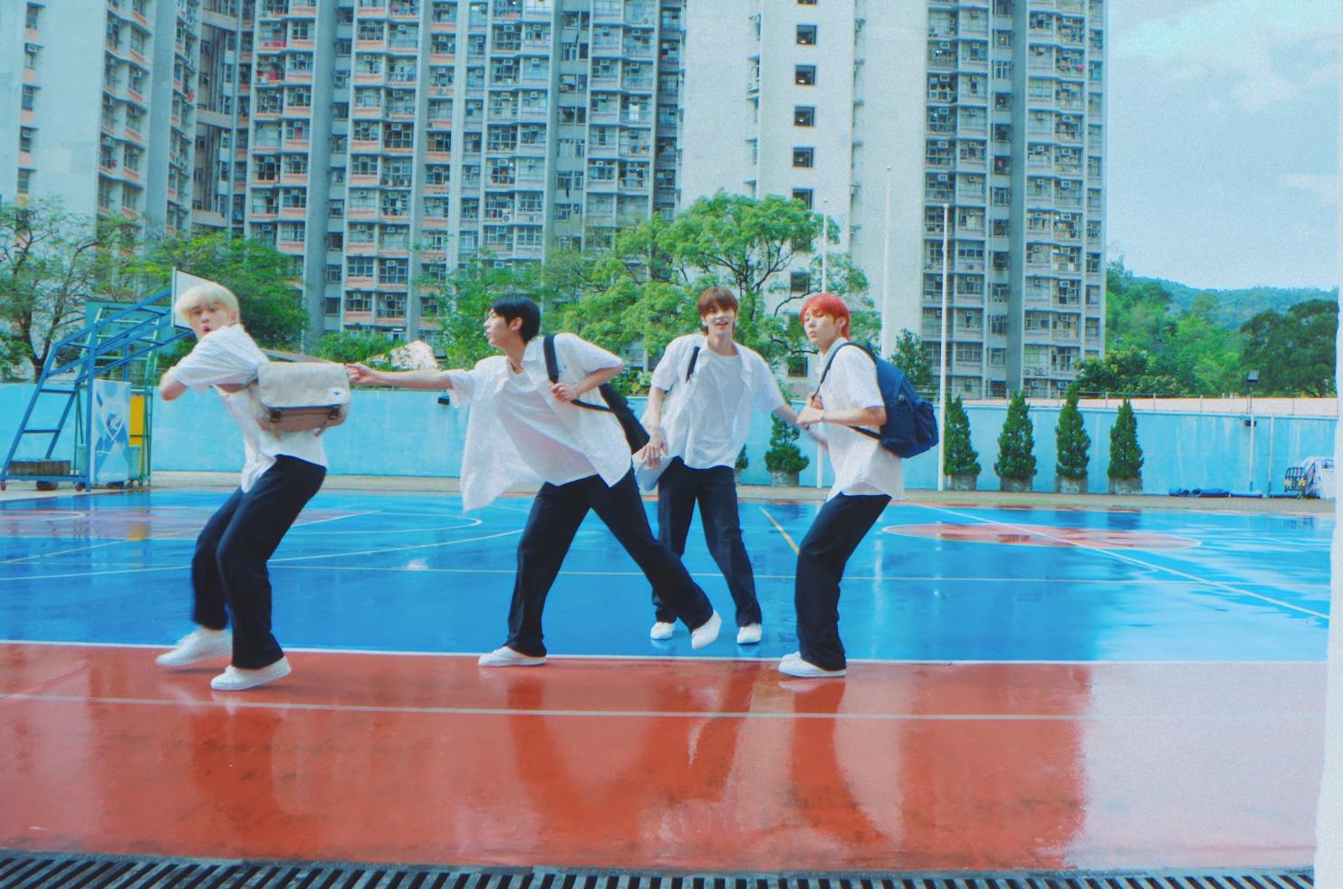 TWS到將軍澳鳴遠中學取景。