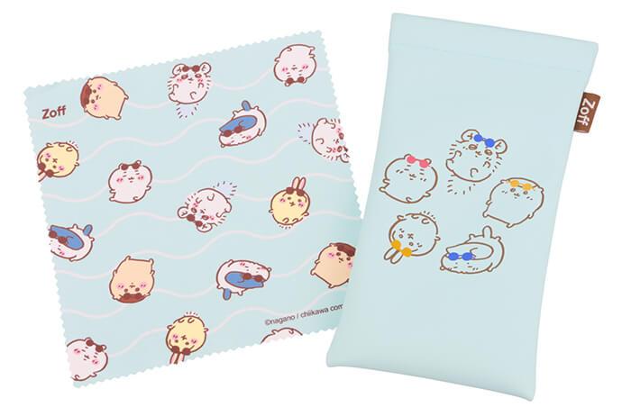 隨眼鏡附送的Chiikawa原創眼鏡袋和眼鏡布