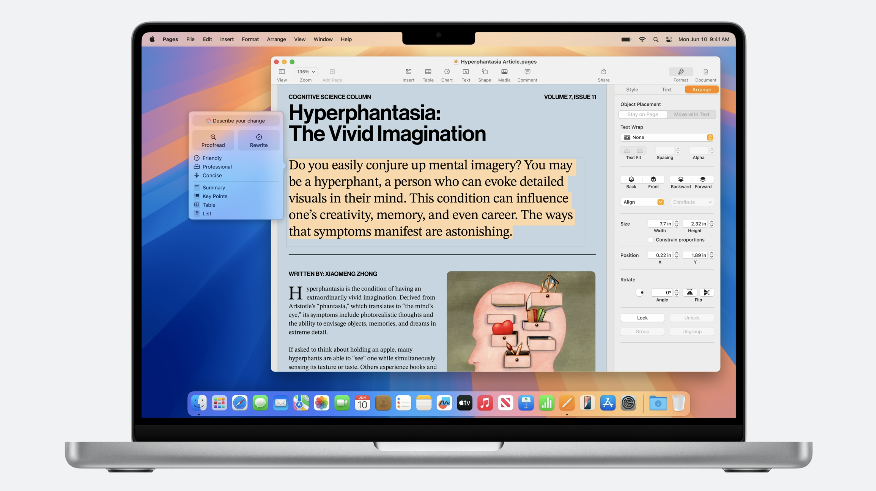 WWDC24|全新「Writing Tools」能利用Apple Intelligence重寫及校對,甚至能自選語調。